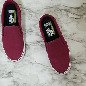 Vans: Ortholite Delux Comfort Maroon Textured